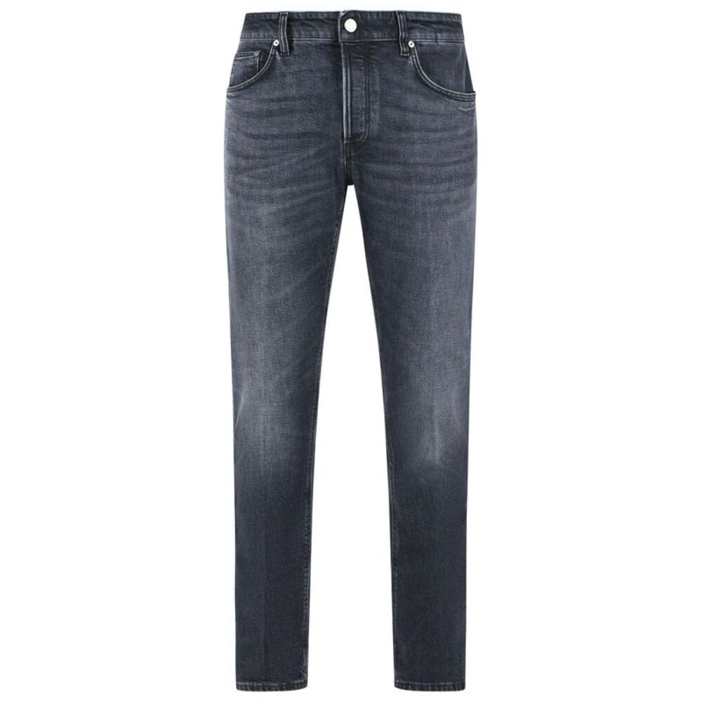 Pt05 'Raggae' Black Stretch Denim Jeans Men